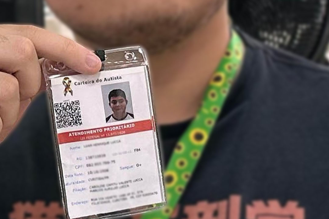 carteirinha do autista