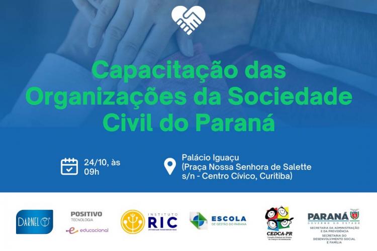 capacitação para instituições da sociedade civil organizada