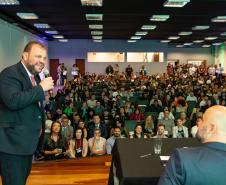  A Secretaria de Estado do Desenvolvimento Social e Família (Sedef) e o Conselho Estadual da Juventude, realizam a Conferência Estadual da Juventude, realizado no Setor de Educação Profissional e Tecnológico da UFPR. Foto: Roberto Dziura Jr/AEN