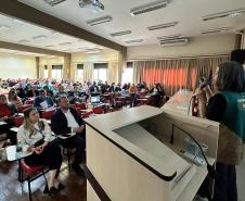 Palestras contou com a presença de representantes dos municípios do Paraná. 