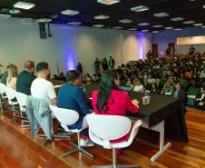  A Secretaria de Estado do Desenvolvimento Social e Família (Sedef) e o Conselho Estadual da Juventude, realizam a Conferência Estadual da Juventude, realizado no Setor de Educação Profissional e Tecnológico da UFPR. Foto: Roberto Dziura Jr/AEN