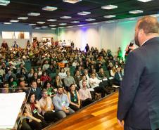  A Secretaria de Estado do Desenvolvimento Social e Família (Sedef) e o Conselho Estadual da Juventude, realizam a Conferência Estadual da Juventude, realizado no Setor de Educação Profissional e Tecnológico da UFPR. Foto: Roberto Dziura Jr/AEN