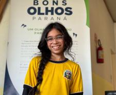 Programa Bons Olhos Paraná já atendeu 6,3 mil alunos com óculos gratuitos