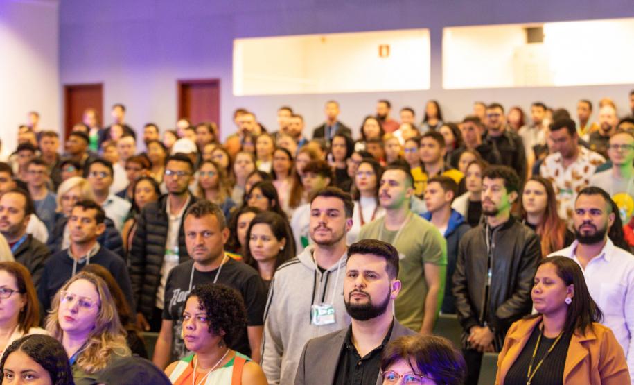 A Secretaria de Estado do Desenvolvimento Social e Família (Sedef) e o Conselho Estadual da Juventude, realizam a Conferência Estadual da Juventude, realizado no Setor de Educação Profissional e Tecnológico da UFPR. Foto: Roberto Dziura Jr/AEN