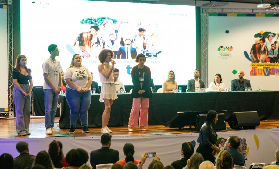 A Secretaria de Estado do Desenvolvimento Social e Família (Sedef) e o Conselho Estadual da Juventude, realizam a Conferência Estadual da Juventude, realizado no Setor de Educação Profissional e Tecnológico da UFPR. Foto: Roberto Dziura Jr/AEN