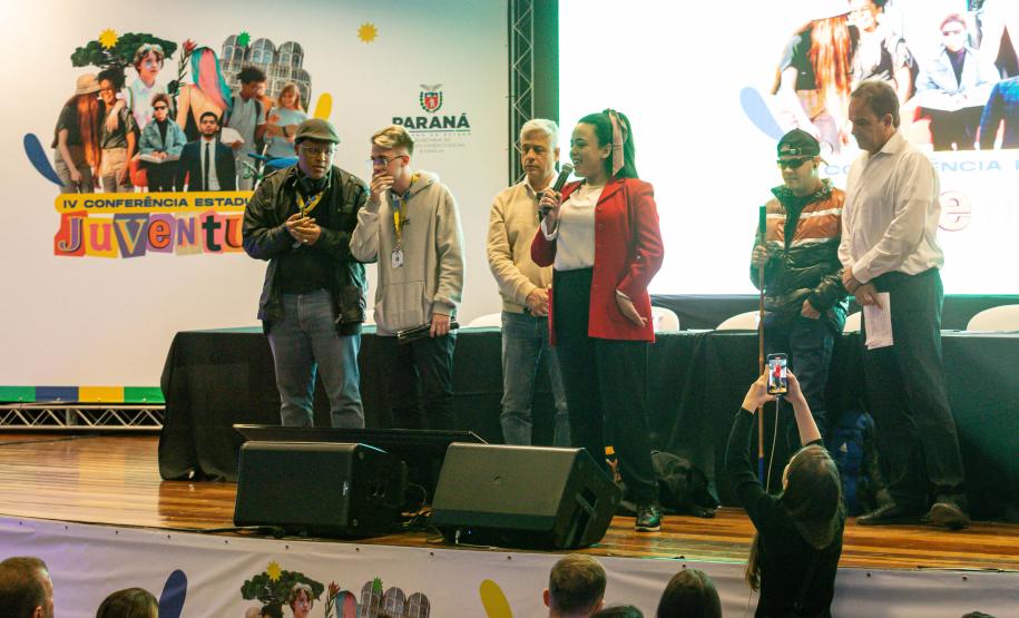 A Secretaria de Estado do Desenvolvimento Social e Família (Sedef) e o Conselho Estadual da Juventude, realizam a Conferência Estadual da Juventude, realizado no Setor de Educação Profissional e Tecnológico da UFPR. Foto: Roberto Dziura Jr/AEN