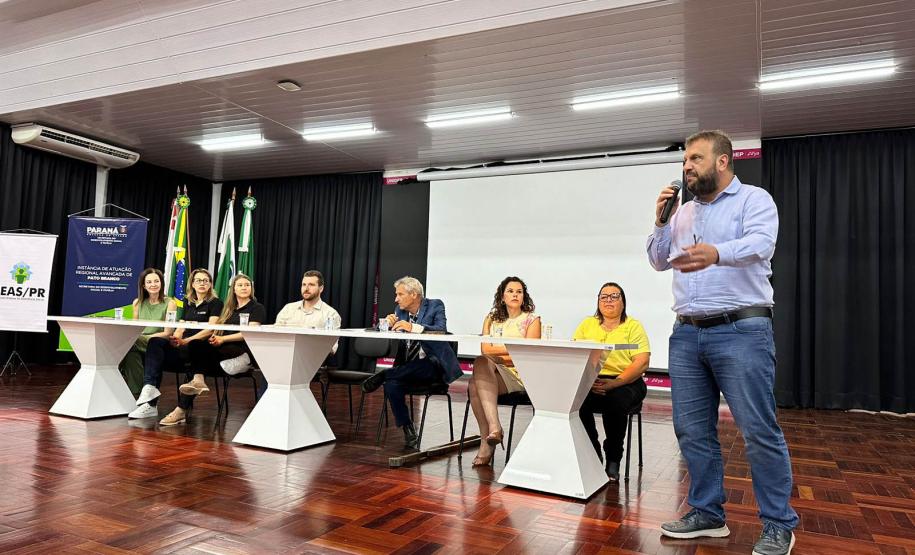Reunião descentralizada do CEAS/PR, com 42 municípios da Mesorregião do Sudoeste