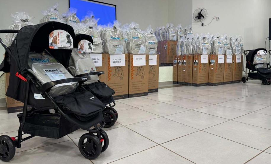 Estado entrega mais 607 kits para bebês; 2,2 mil famílias já foram contempladas