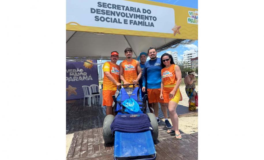 Lazer para todos: Praia Acessível faz 250 atendimentos na primeira semana