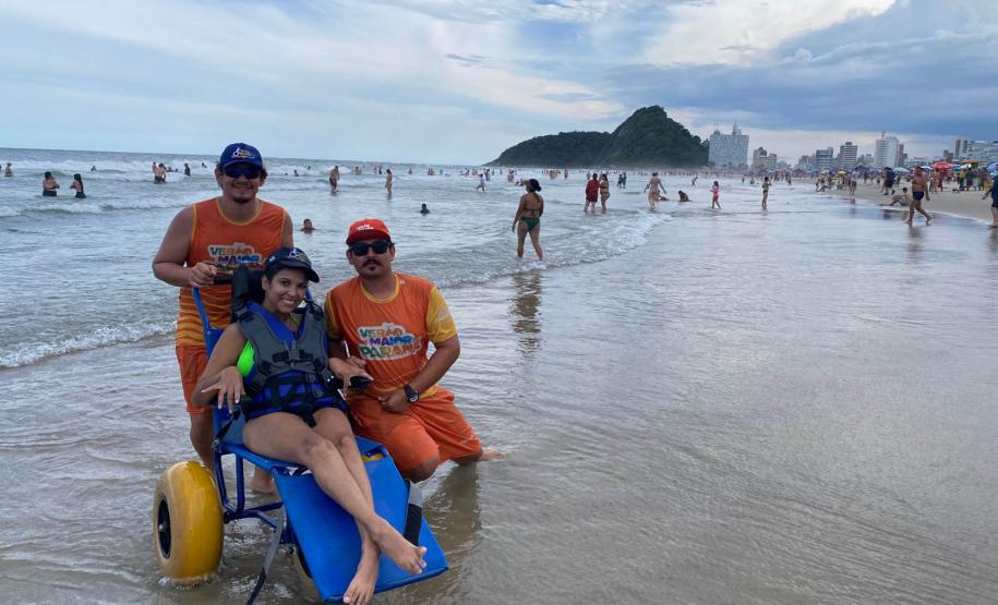 Praia Acessível fecha o verão com recorde de atendimentos e relatos emocionantes
